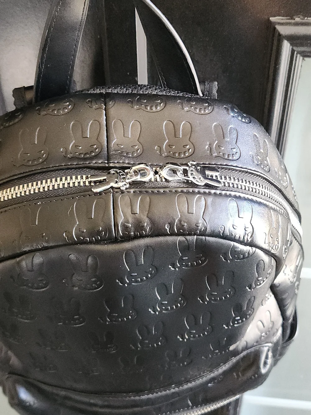 Dr. Zodiak's Moonrock Leather Backpack Black Limited Release Designer Bag